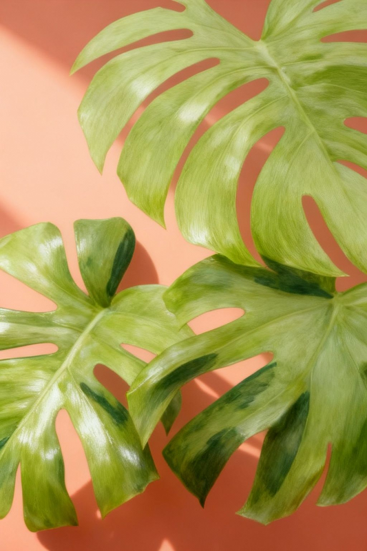 Tropical Monstera Leaves Digital Art Print | Beautiful monstera wall print | instant Download | Digital File