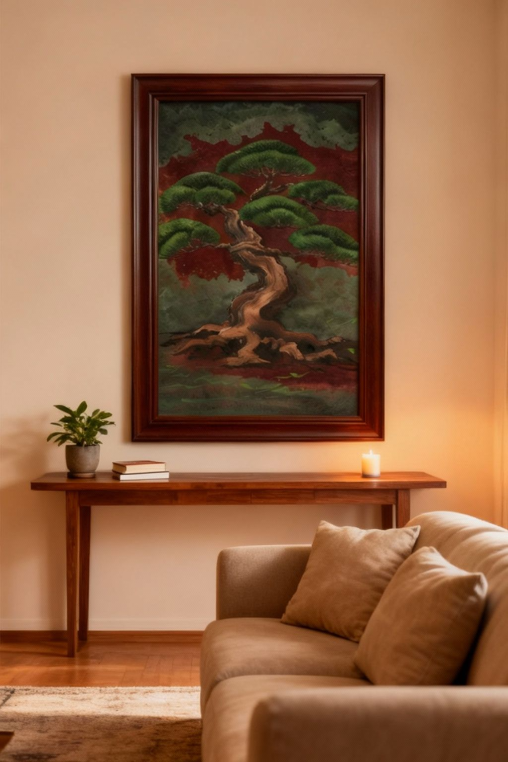 Ancient Bonsai Art| Bonsai Tree Wall Art| Mystical Tree Art Print | Tree Art | Digital Download
