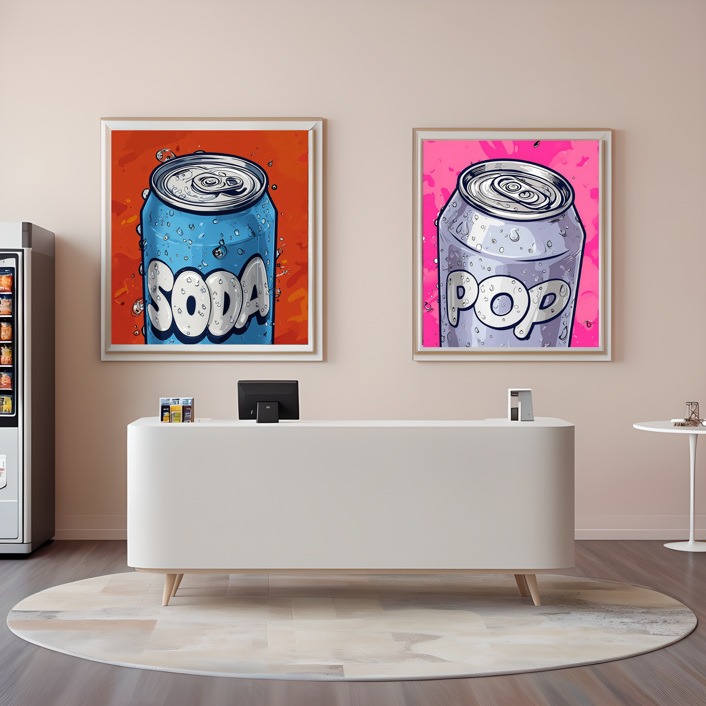 Retro Soda Pop Art Prints | Colorful Kitchen Wall Decor | Huntr/x | Kpop | Digital Download