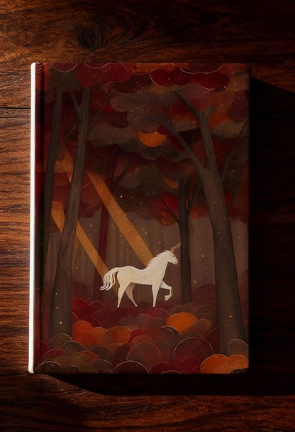 Enchanted Unicorn Art | Autumn Forest Wall Art| Unicorn Print| Seasonal| Collection | Digital art print | Digital Download (ON SALE | LIMITED TIME )