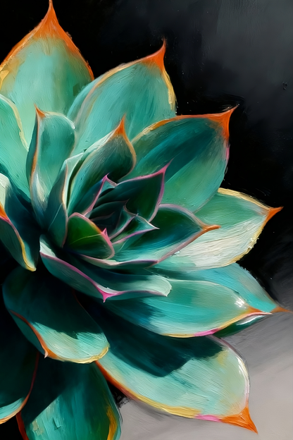 Vibrant Succulent Wall Art | Digital Download | Botanical Printable Art